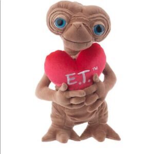 18" E.T. extra terrestrial with heart love plush toy new tags